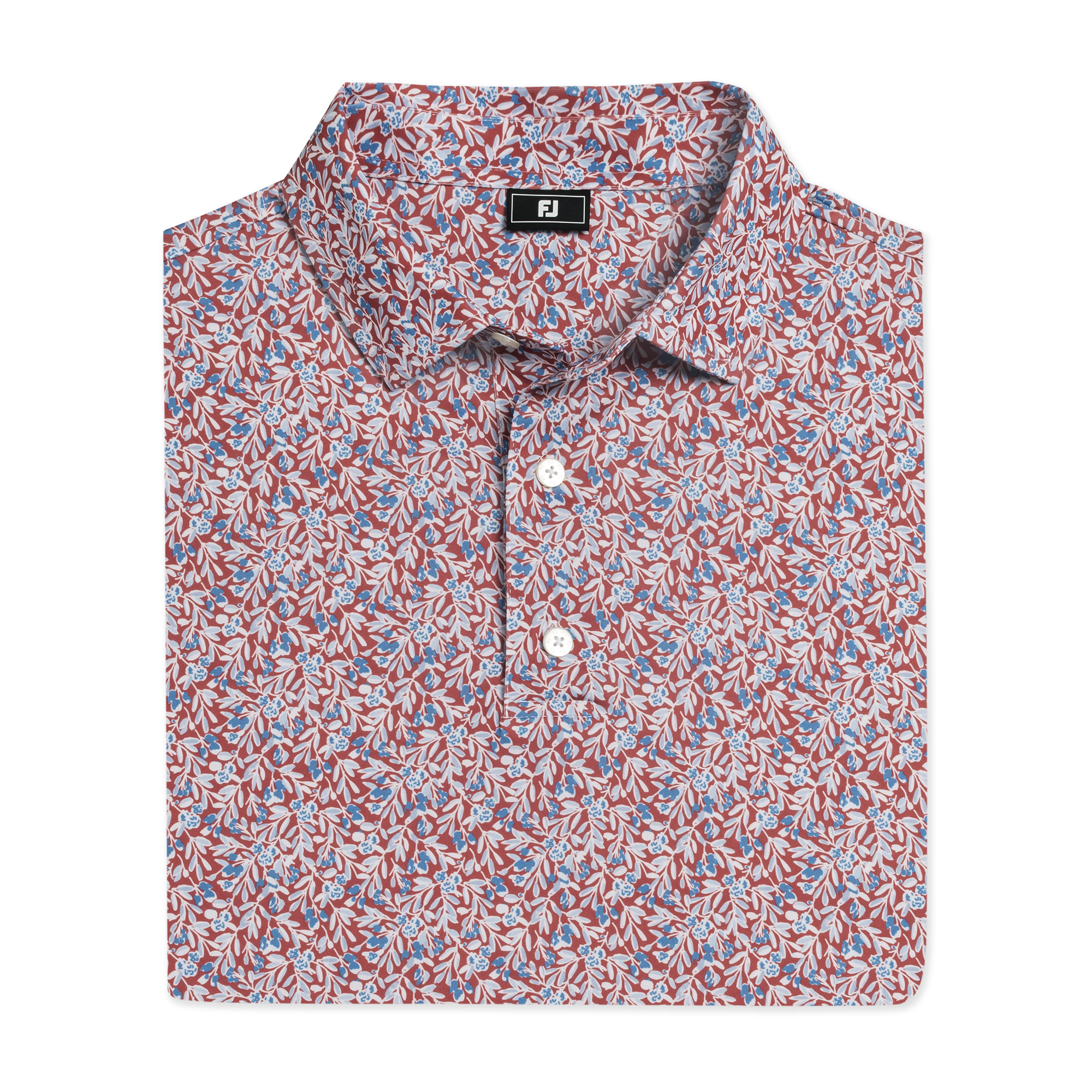 Meadow Print Lisle Self Collar