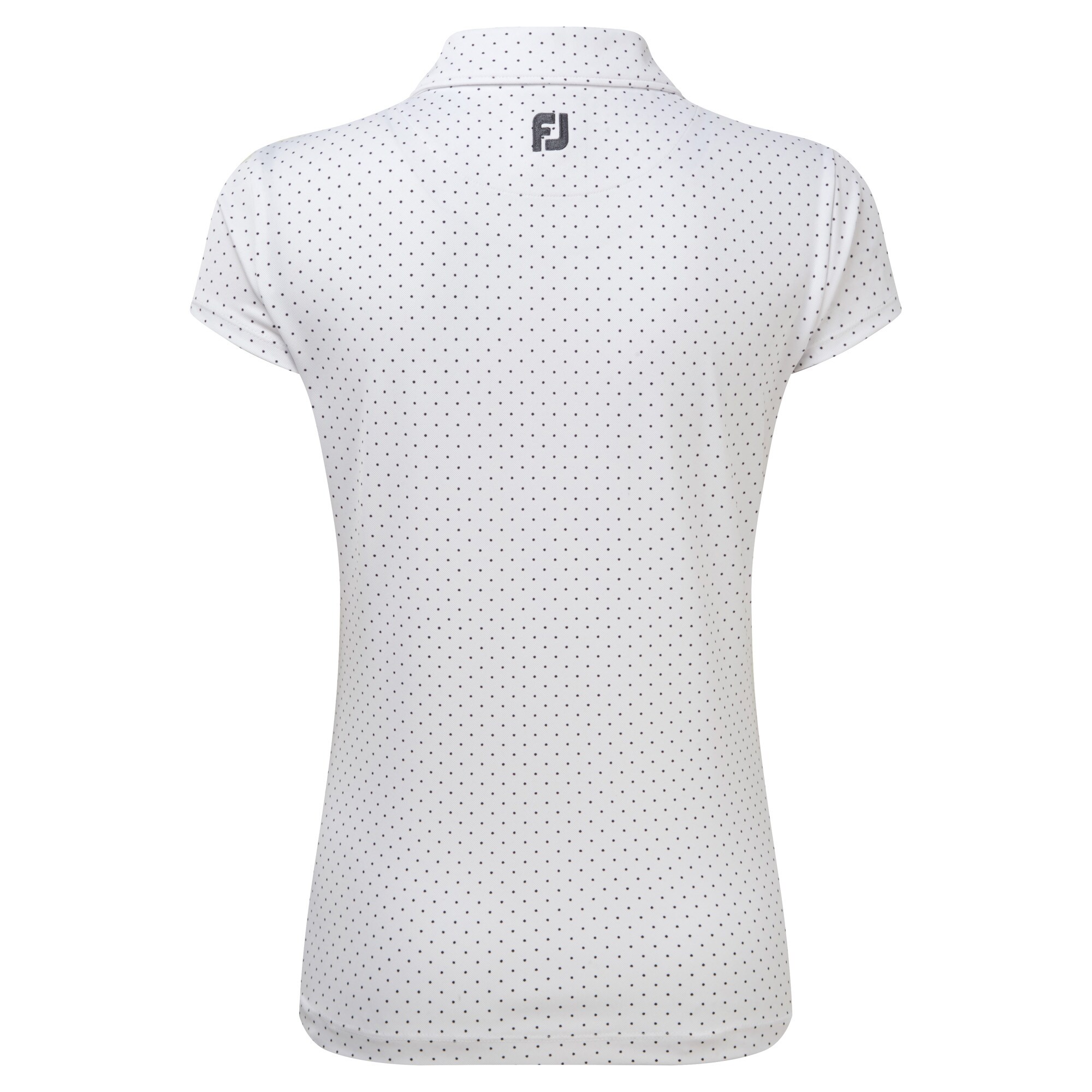 Printed Dot Smooth Pique Cap Sleeve Women-Previous Season Style