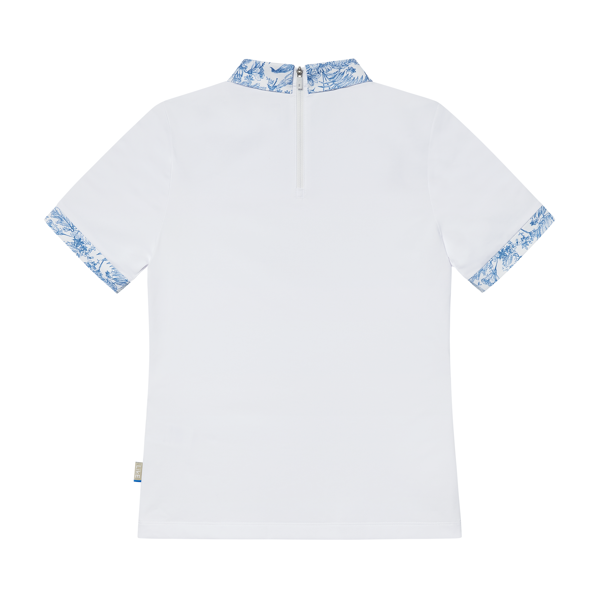 Sleeve Print Polo Women