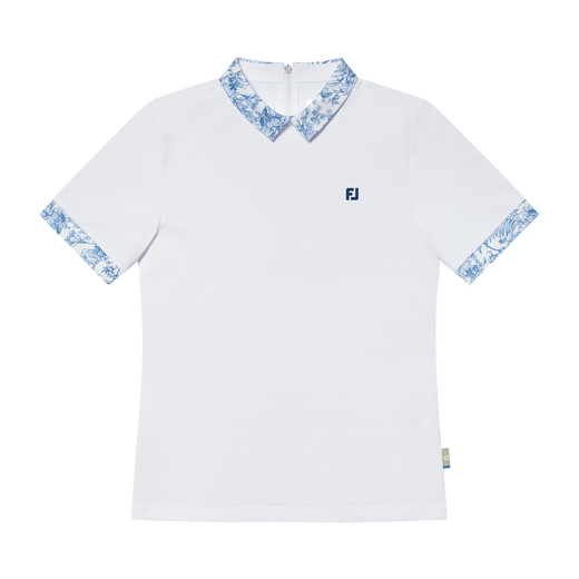 Sleeve Print Polo Women