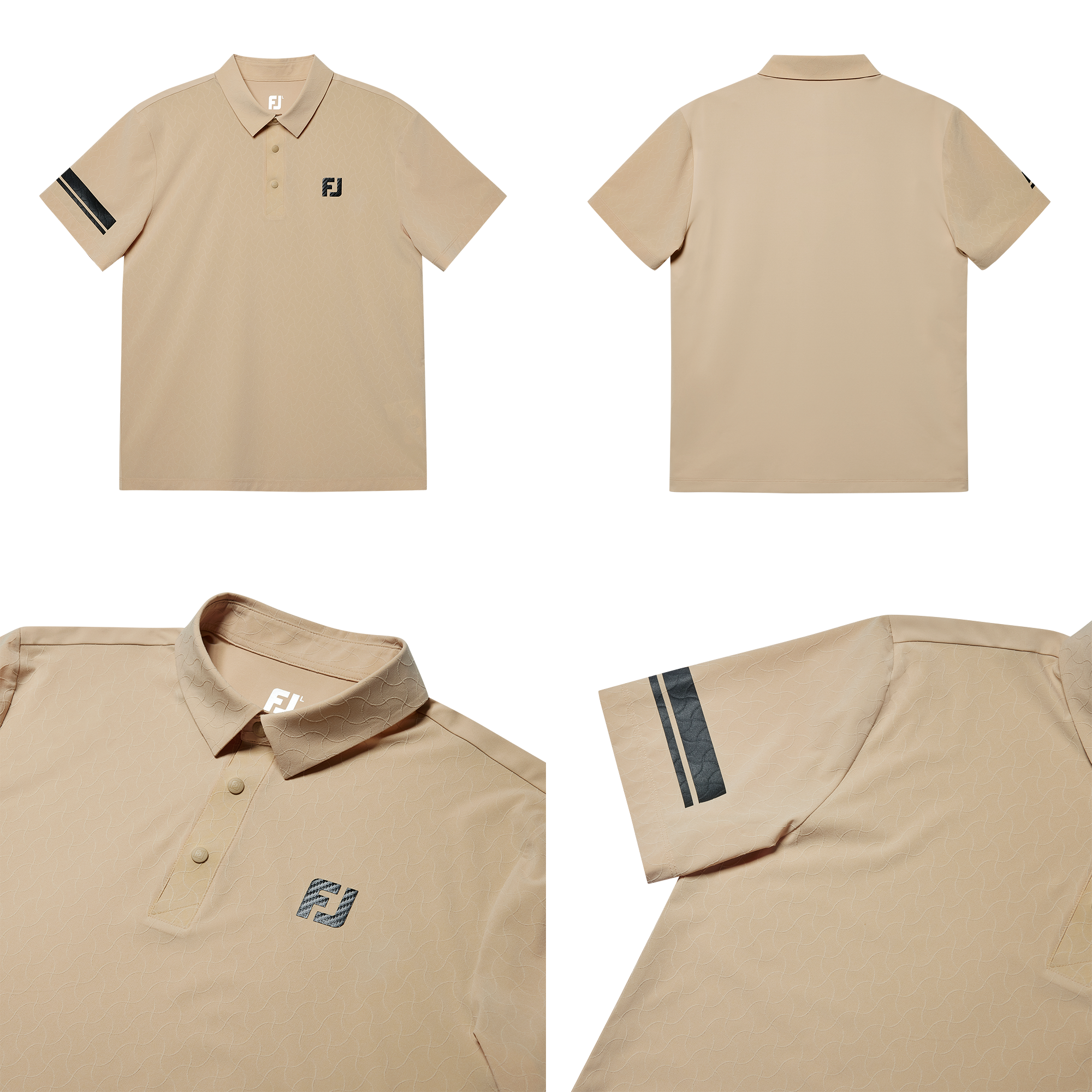 Woven Mix Polo Shirts