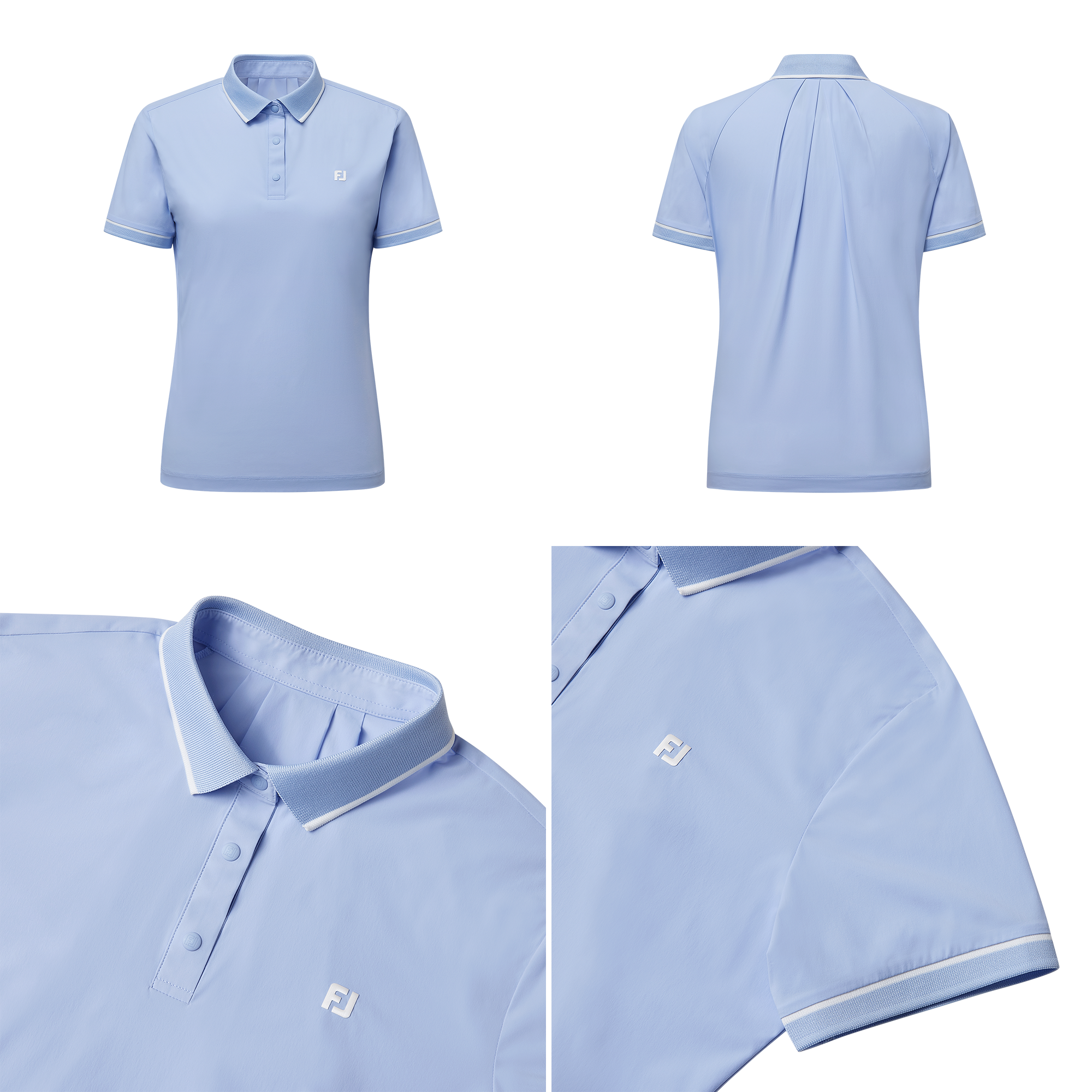 Woven Polo Shirt Women