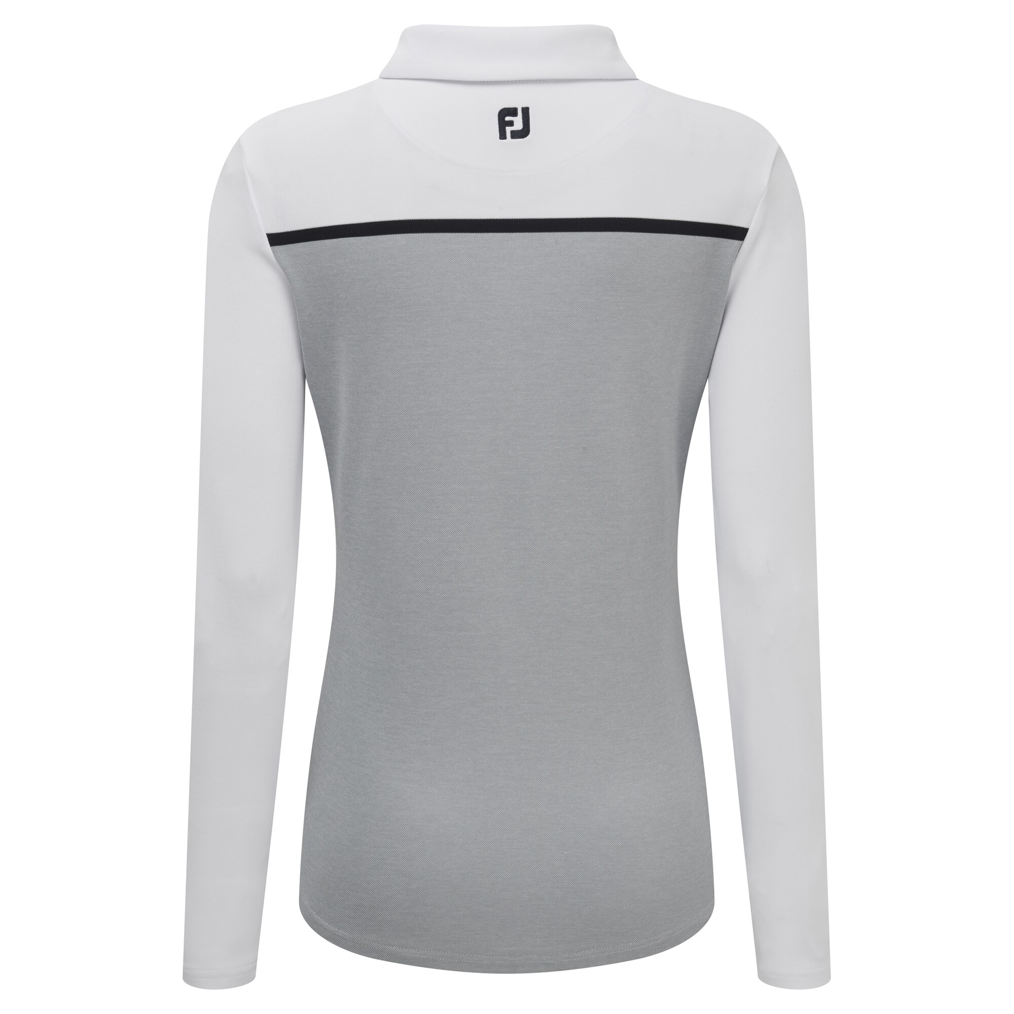 Smooth Pique Long Sleeved Colour Block Women