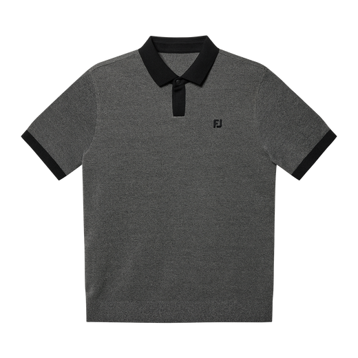 Two-tone Knit Polo Shirts
