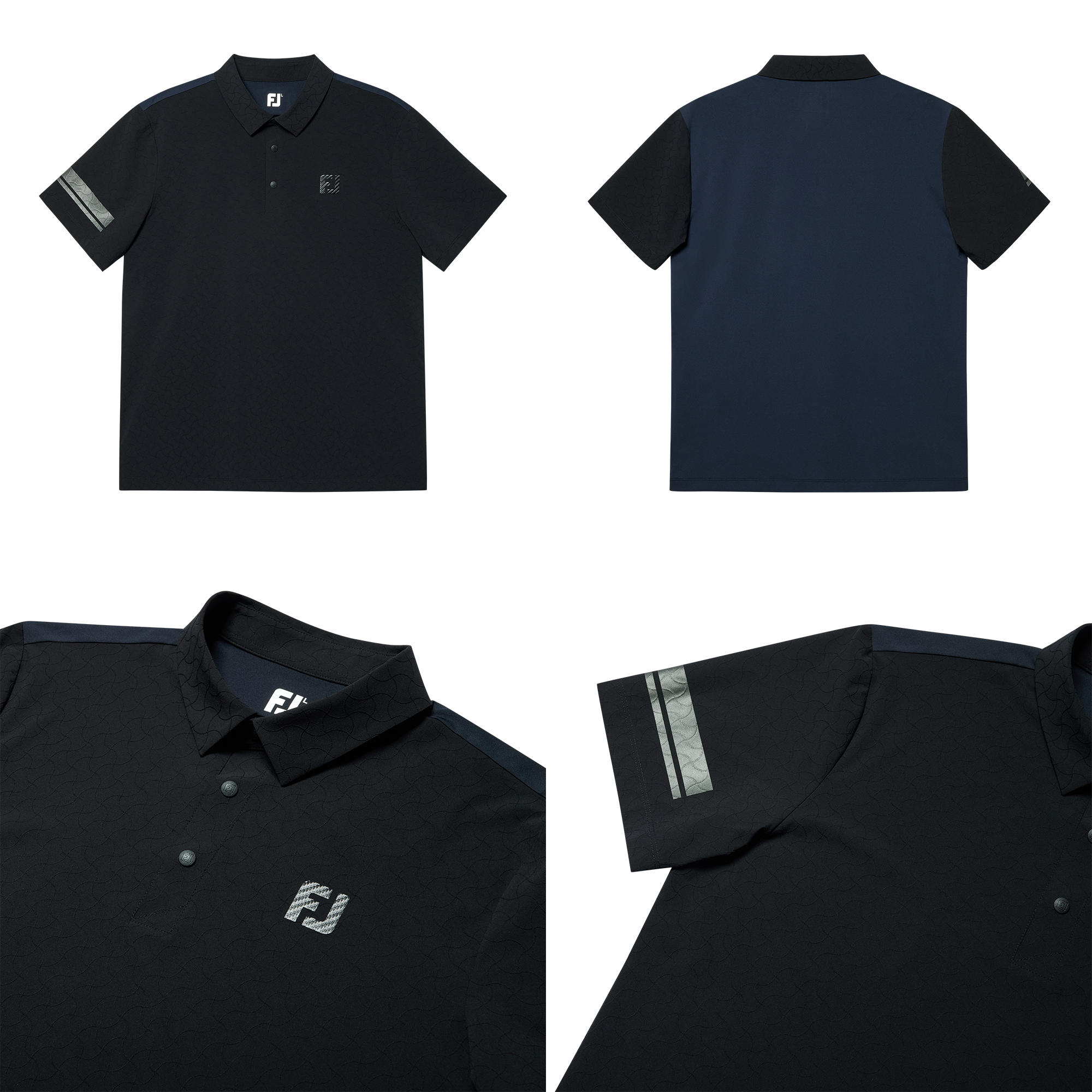 Woven Mix Polo Shirts