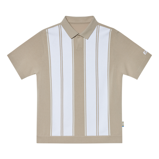 Color-block Knit Polo Shirts