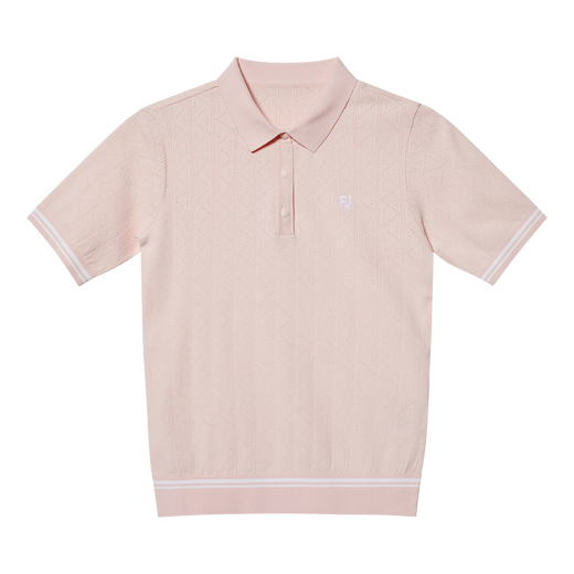 Cable Knit Polo Shirts Women