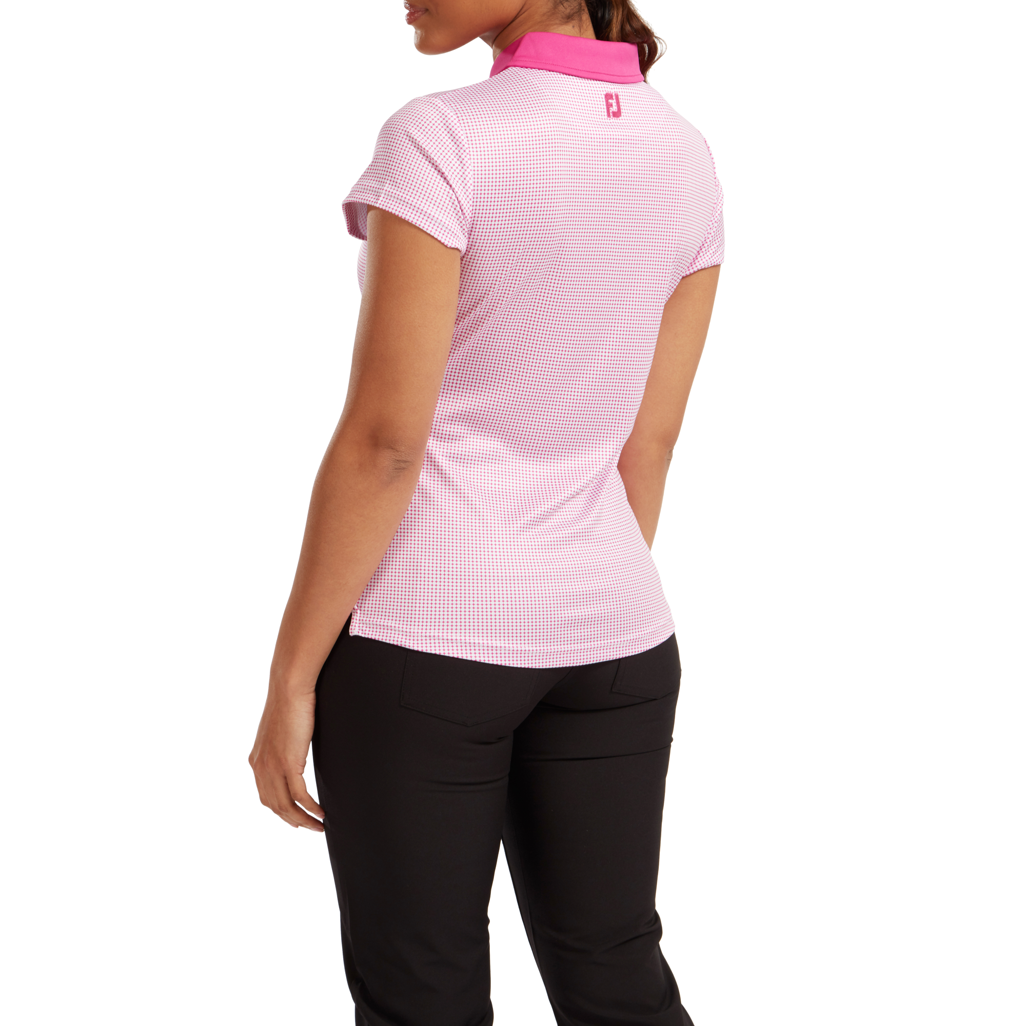 Women's Lisle Sleeveless Shirt with Neck Trim