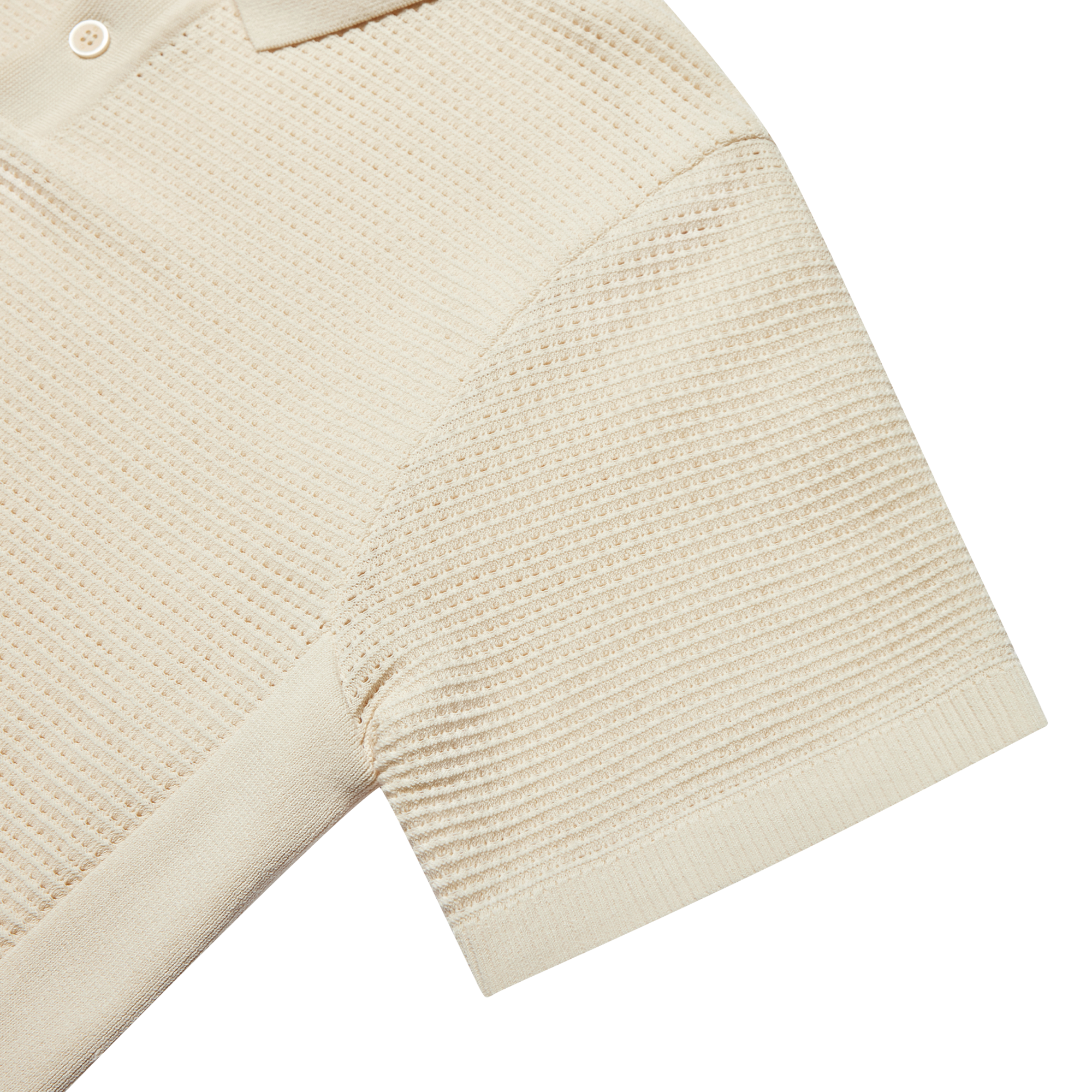 Solid Knit Polo Shirts