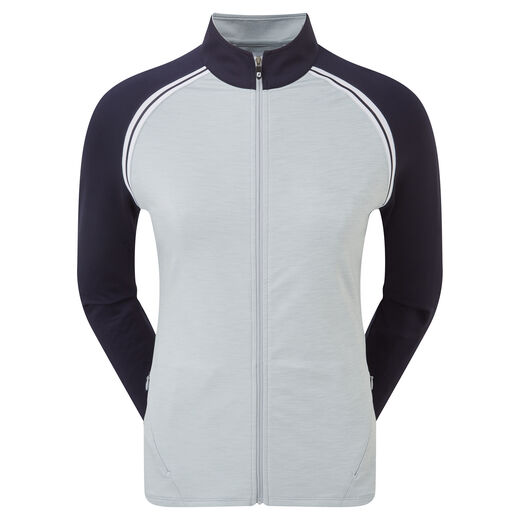 French Terry Full Zip Colour Block Women-Previous Season Style