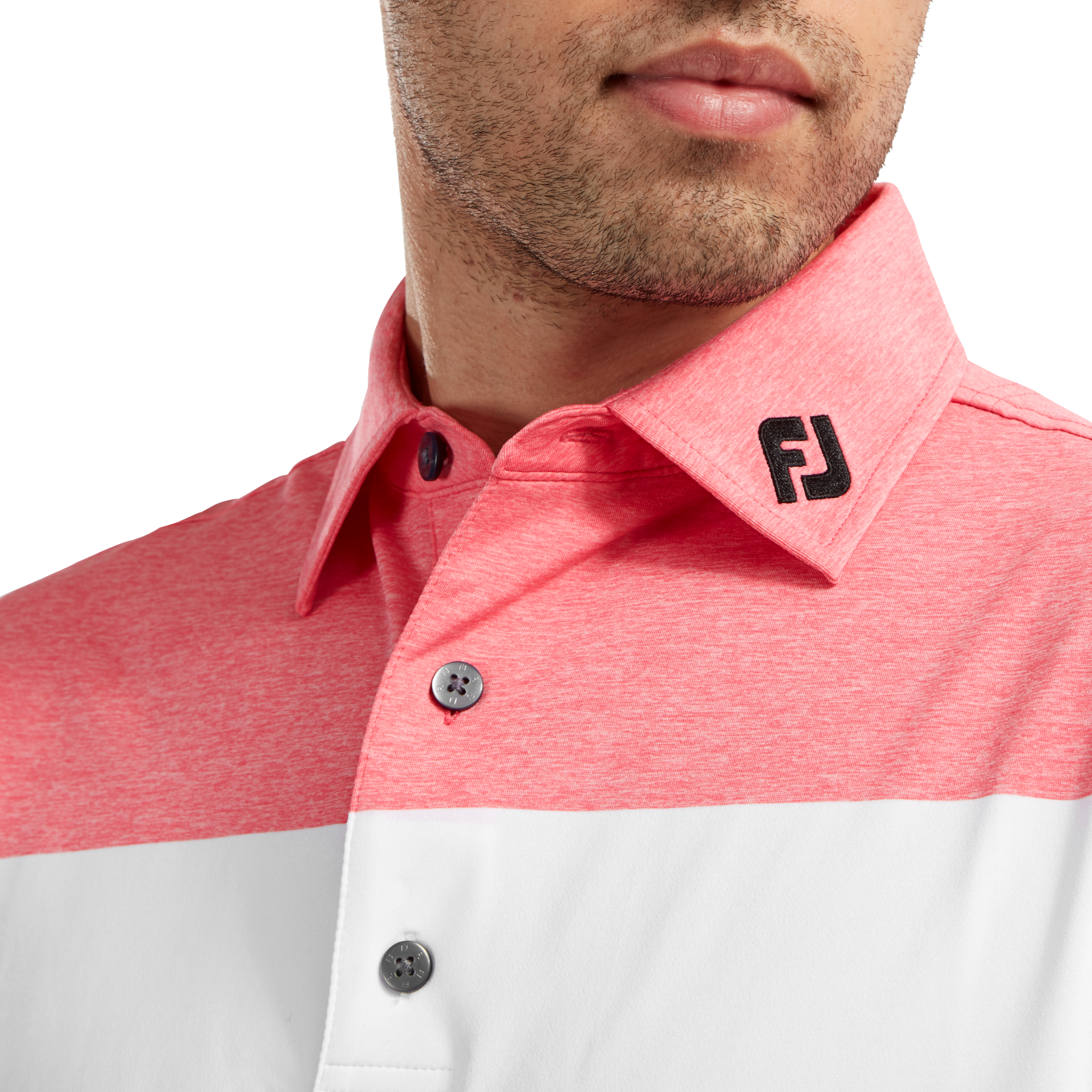 Heather Colour Block Lisle Performance Shirts