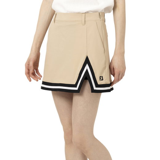 Solid Woven Skort Women