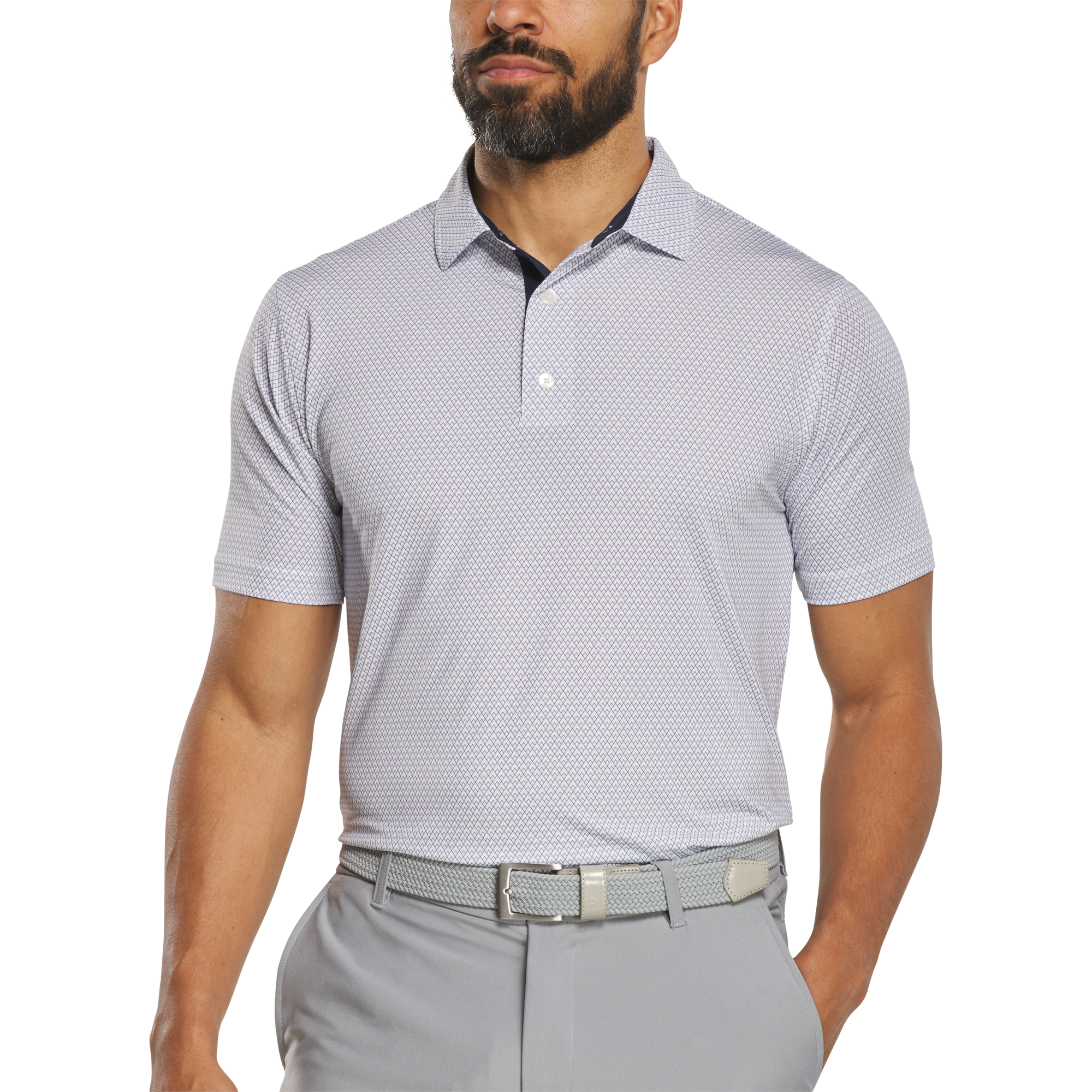 Deco Diamond Print Lisle